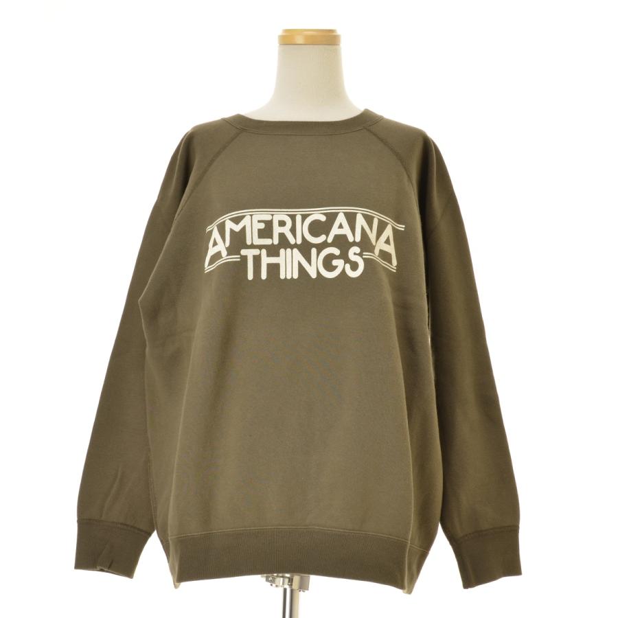 AMERICANA（アメリカーナ） AMERICANA THINGS 長袖スウェット 