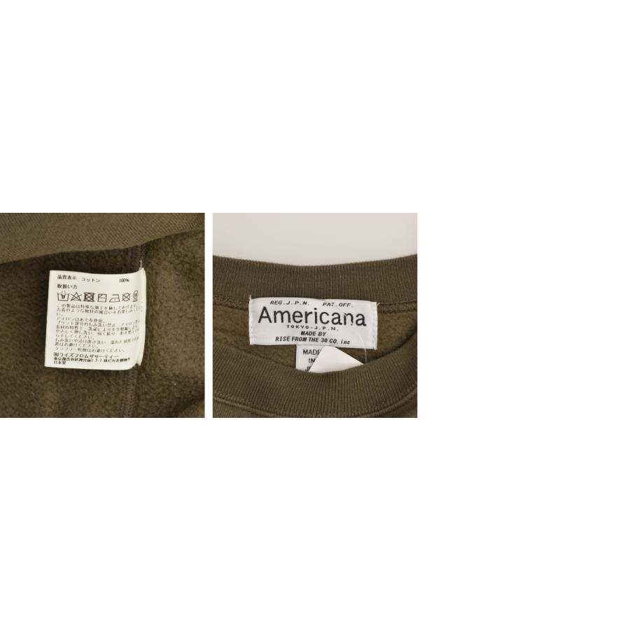 【Americana】AMERICANA THINGS長袖スウェット AMERICANA（アメリカーナ） AMERICANA THINGS 長袖スウェット