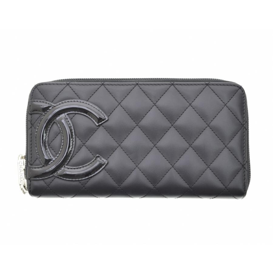 CHANEL（シャネル） A50078 カンボンライン ラウンドファスナー レザー