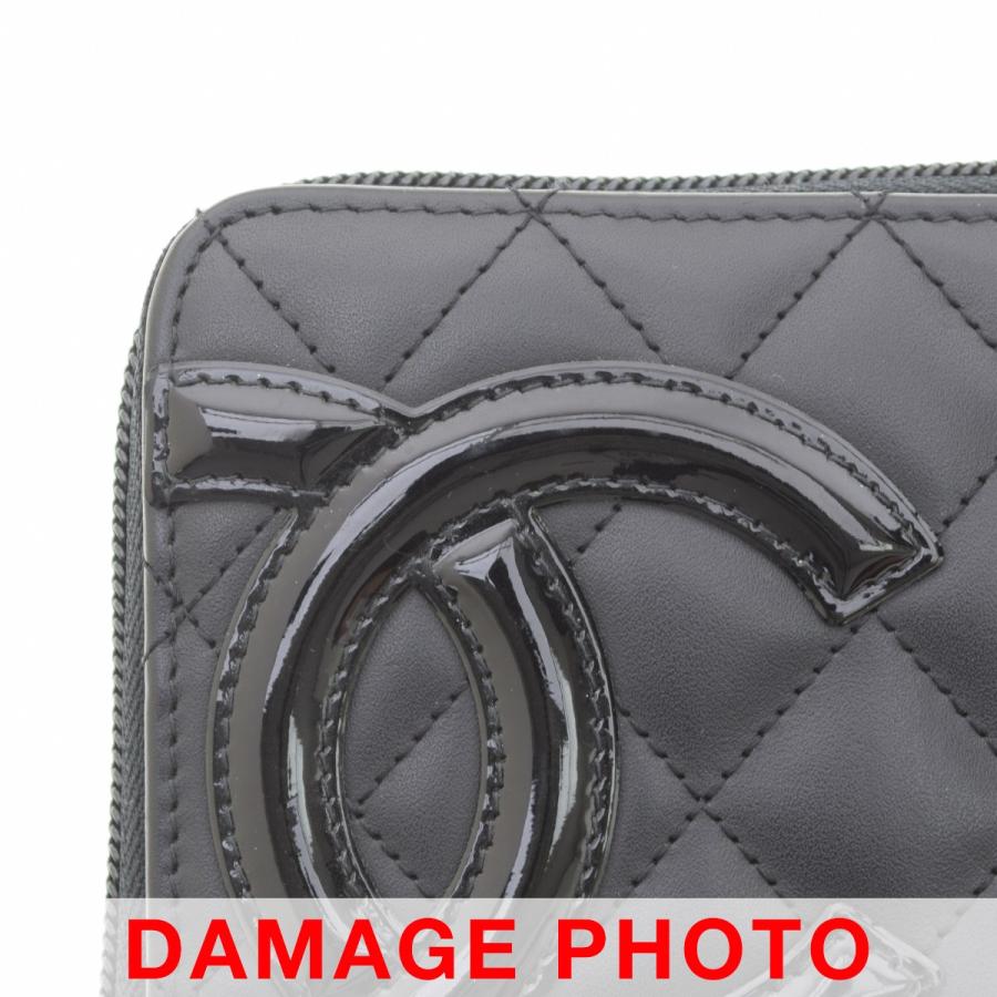 CHANEL（シャネル） A50078 カンボンライン ラウンドファスナー レザー