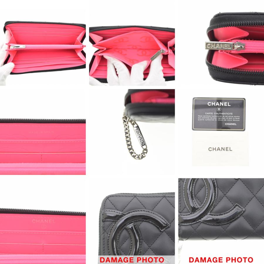 CHANEL（シャネル） A50078 カンボンライン ラウンドファスナー レザー