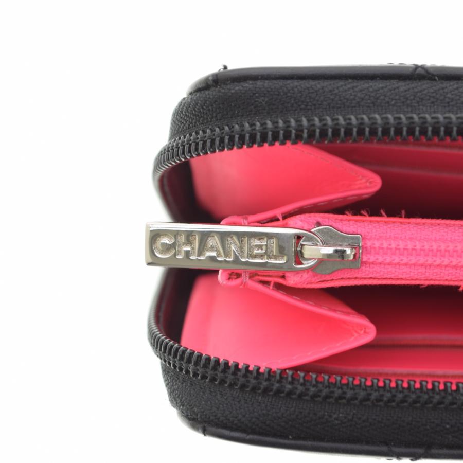 CHANEL（シャネル） A50078 カンボンライン ラウンドファスナー レザー