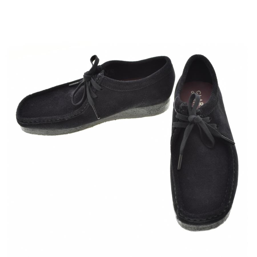 Clarks（クラークス） Wallabee ワラビー Black Suede ブーツ 