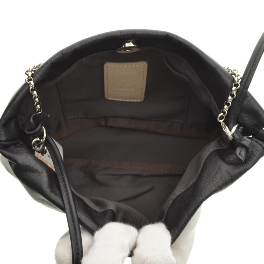 russet（ラシット） レザー巾着4WAYミニショルダーバッグ ショルダー
