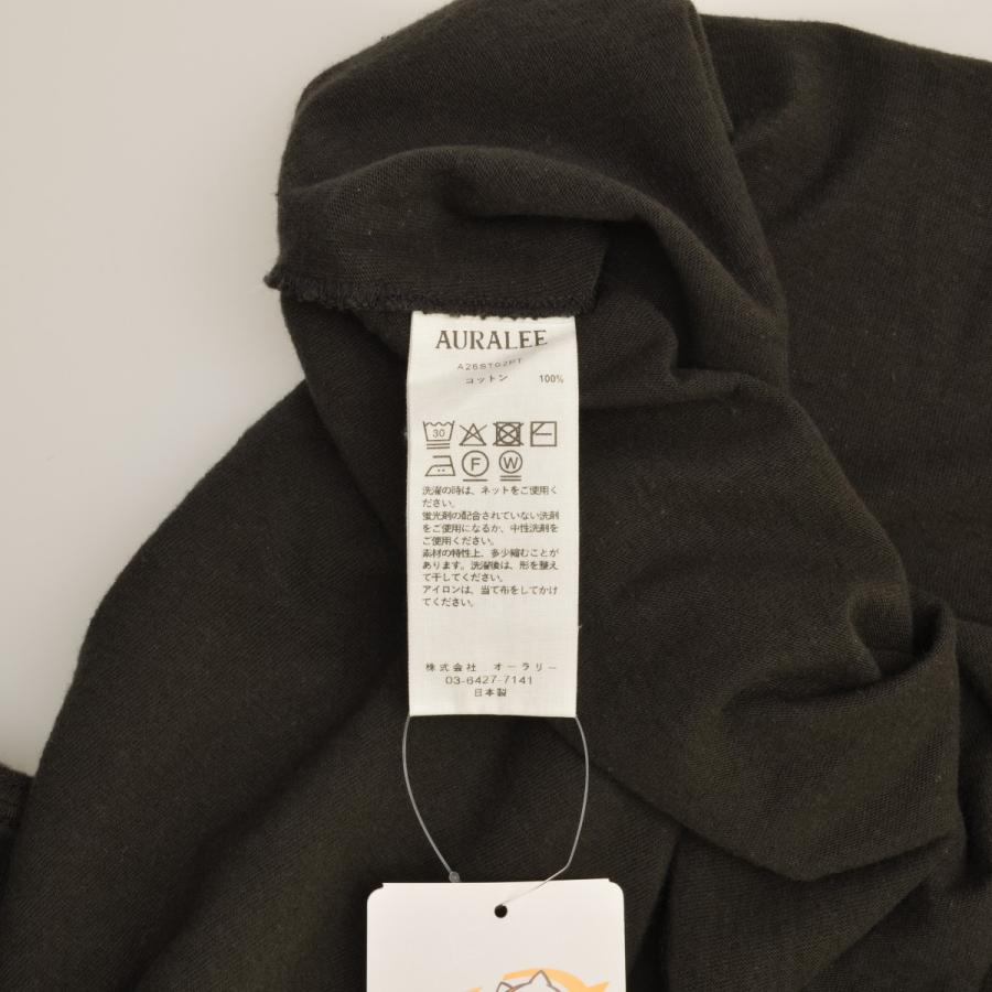 AURALEE / オーラリー 26SS A26ST02PT BRUSHED ORGANIC COTTON JERSEY TEE 半袖Tシャツの画像
