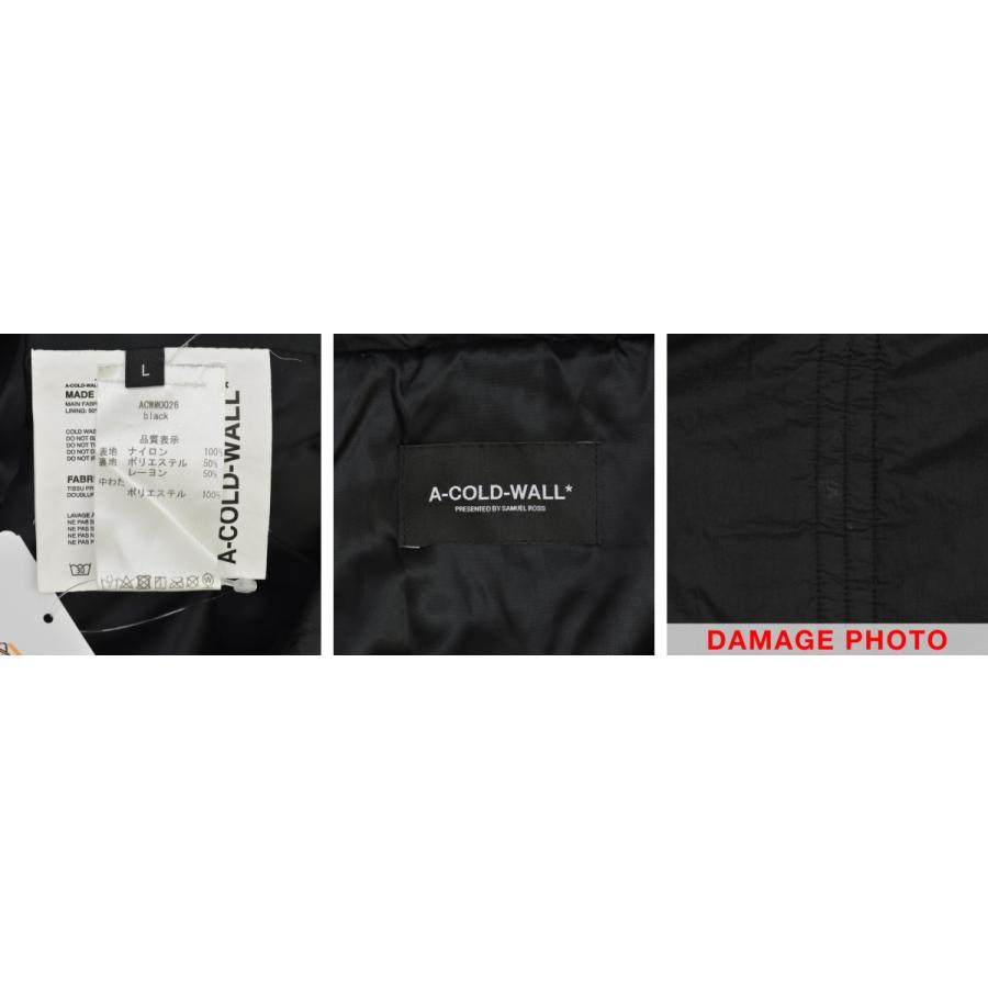 【A-COLD-WALL】ACWM0026 ARCHITECTURAL CRINKLE PUFFER JACKET パファージャケット 中綿ナイロンジャケット A-COLD-WALL / アコールドウォール ACWM0026 ARCHITECTURAL CRINKLE