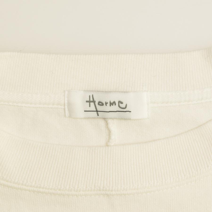 新品　Horme ヘビーウェイトクルーネックカーブスリーブロングTシャツホワイト Horme / ホルメ ヘビーウェイトクルーネックカーブスリーブロングT