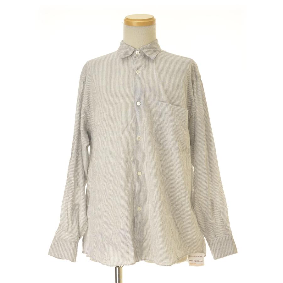 COMOLI KADHI コットンコモリシャツ(Z01-02011) COMOLI / コモリ Z01-02011 KHADI コットン コモリシャツ 長袖シャツ
