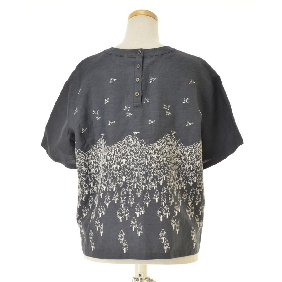mina perhonen（ミナペルホネン） 24SS acs1322 forest to bird 半袖