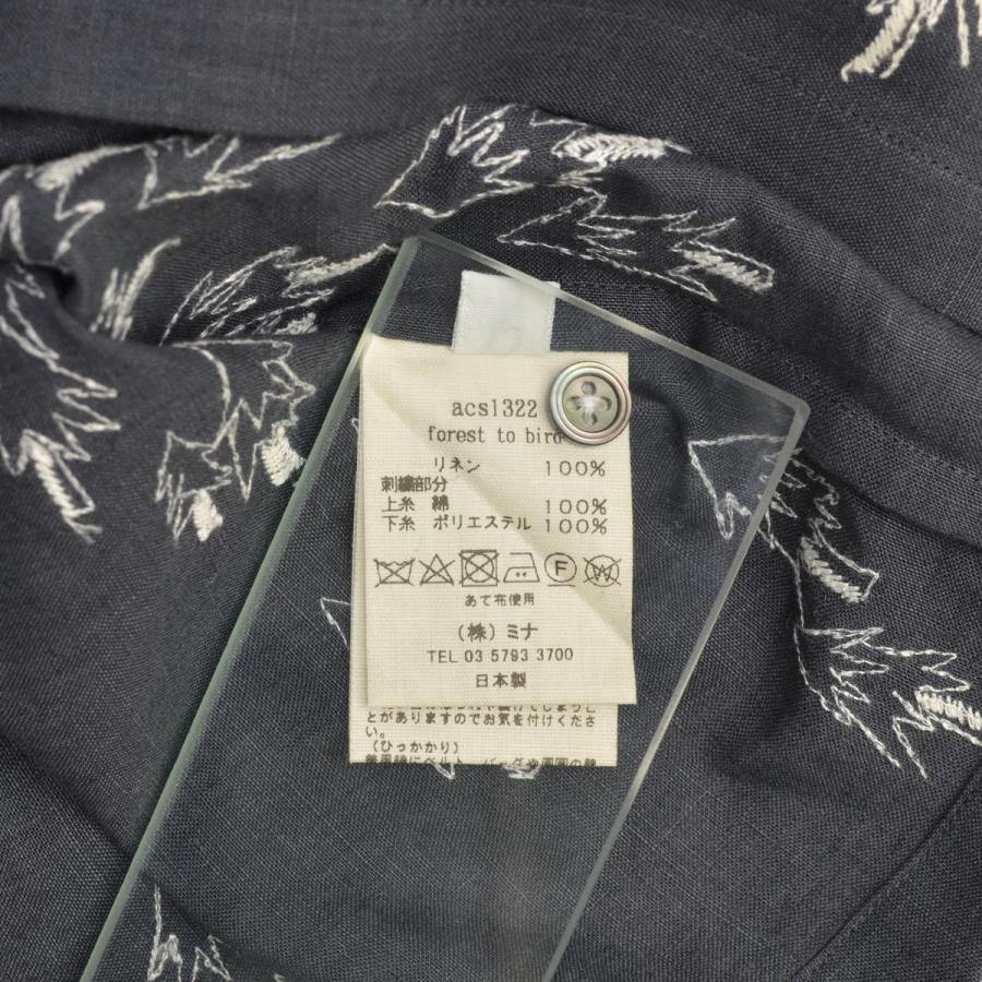 mina perhonen（ミナペルホネン） 24SS acs1322 forest to bird 半袖