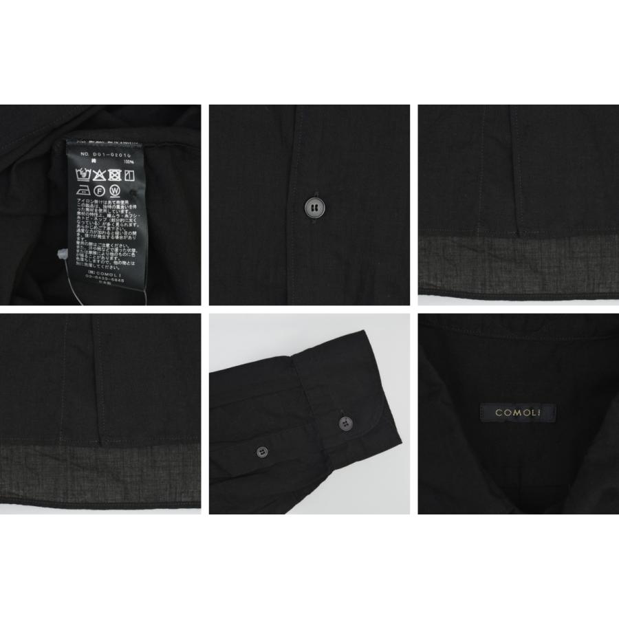 COMOLI / コモリ 26SS D01-02010 KHADIコットン コモリシャツ 長袖