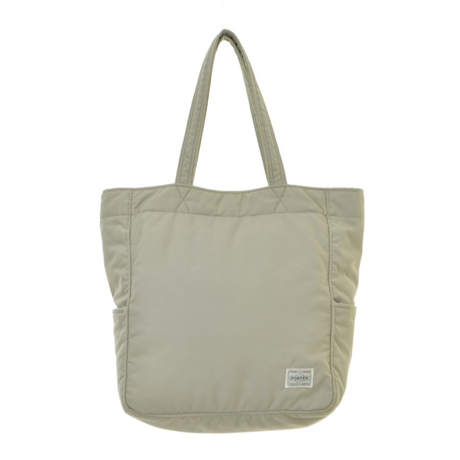 PORTER トートバッグ クリーム色 約30cm幅 PORTER / ポーター CREAM クリーム トートバッグ : ブランド古着の買取