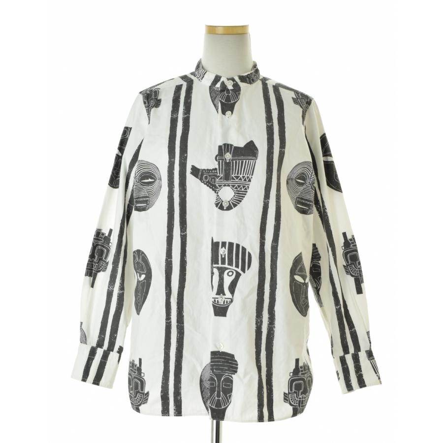 RonHerman×TEN】22SS 3510700182 African Mask Shirt アフリカンマスク 