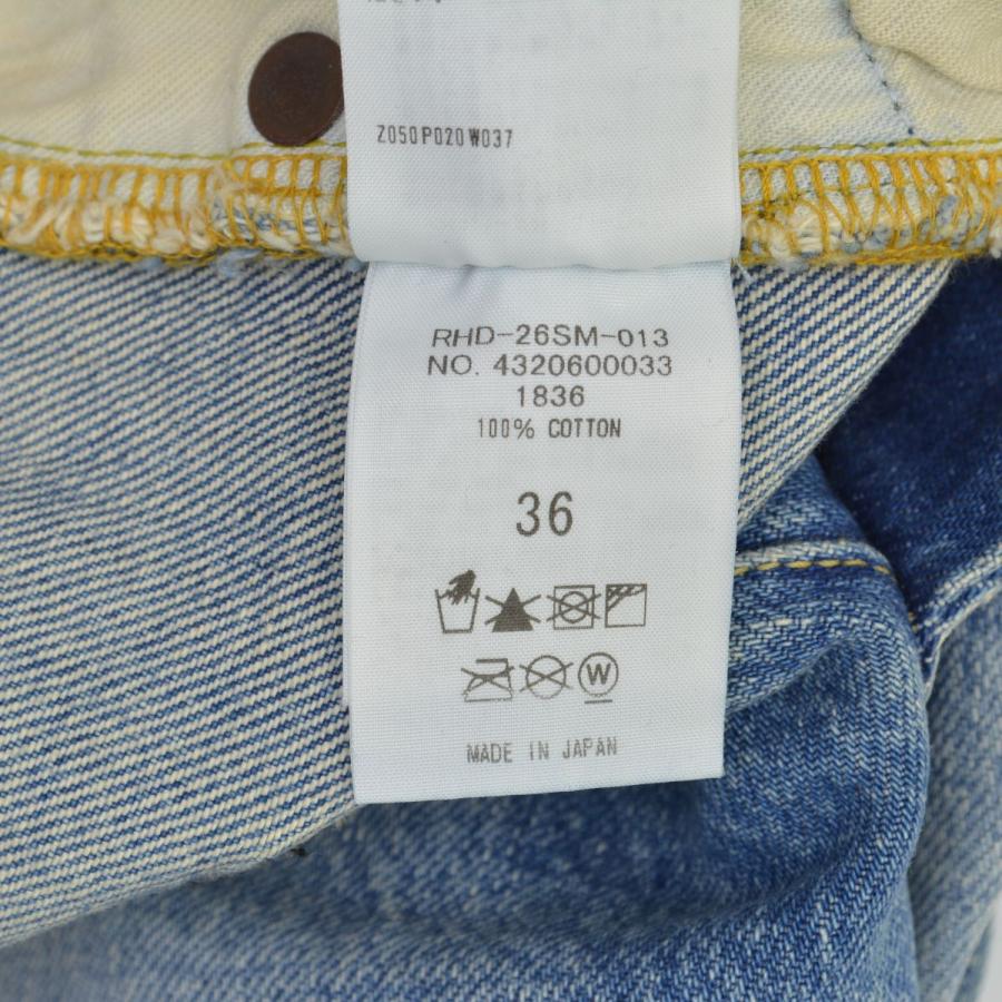 【RonHerman】26SS 4320600033 ドリップ ストレートフィットデニムパンツ Ron Herman（ロンハーマン） 26SS 4320600033 ドリップ ストレート