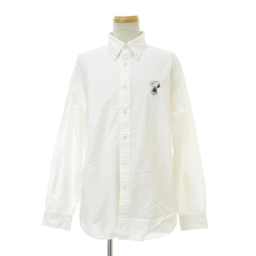 【BROOKSBROTHERS×PEANUTS】24SS 330001619 スーピマコットン スヌーピーエンブロイダリー スポーツシャツ Traditional Fit長袖シャツ BROOKS BROTHERS（ブルックスブラザーズ） × PEANUTS 24SS 330001619