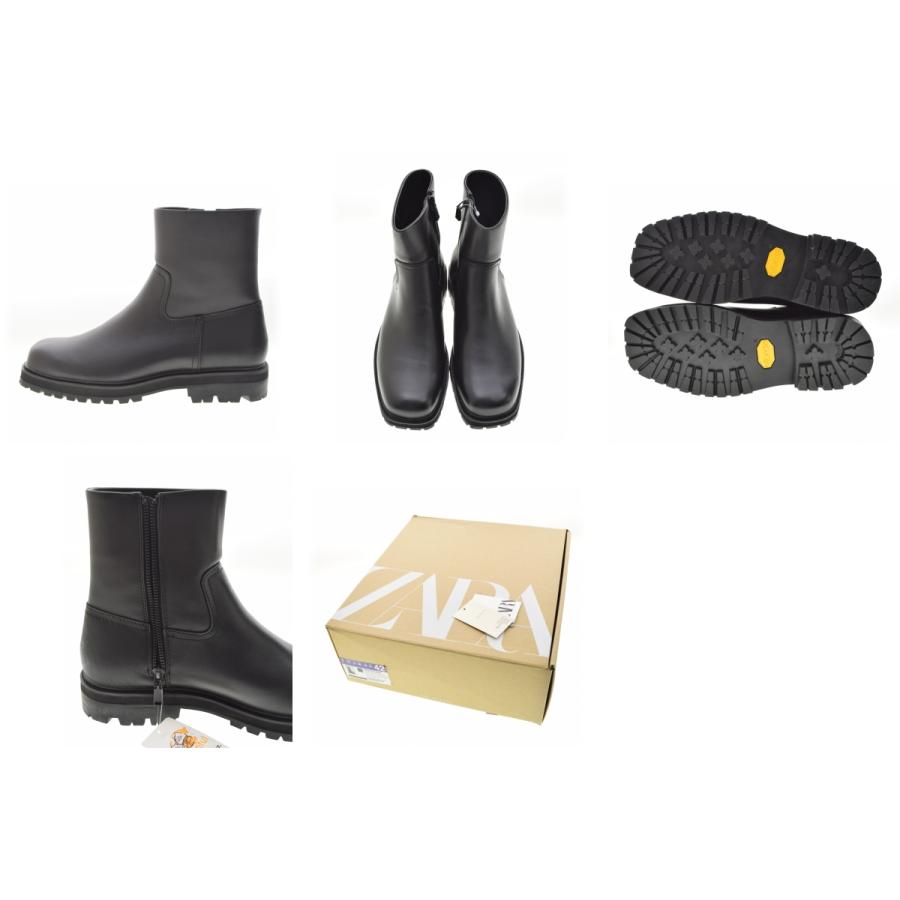 【美品】　ZARA ザラ　スタジオニコルソン　コラボレザーブーツ ZARA（ザラ） × STUDIO NICHOLSON / ザラ × スタジオ ニコルソン 2098