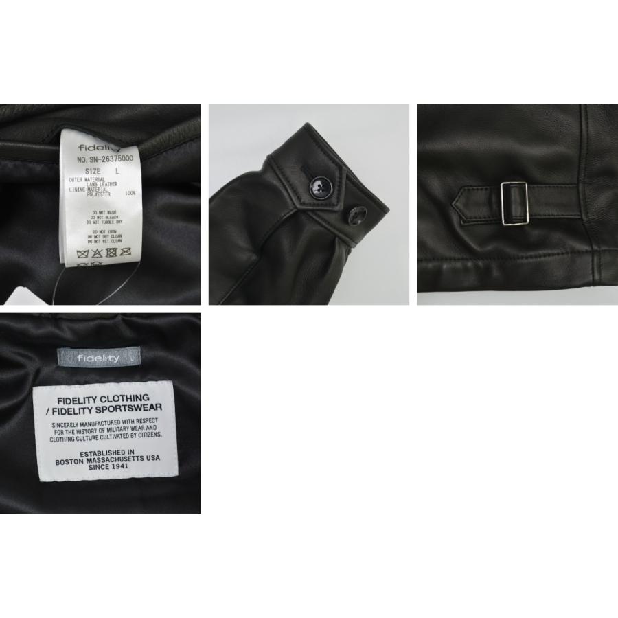 FIDELITY / フィデリティ 26375000 LAMB LEATHER ZIP BLOUSON