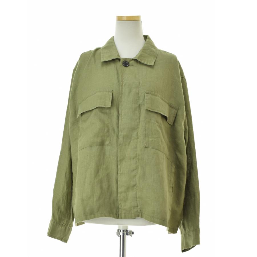 ジャーナルスタンダード 25ss リネン ミリタリージャケット リネン100% JOURNAL STANDARD（ジャーナルスタンダード） 25SS 25011400802220