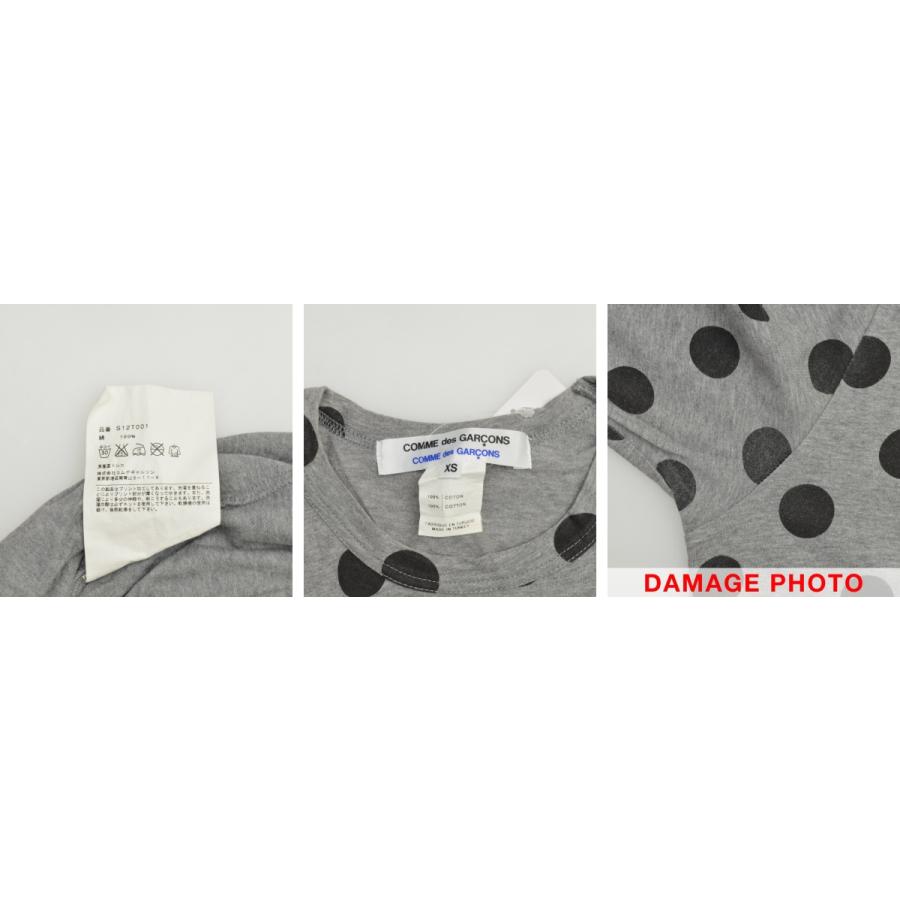 COMME des GARCONS / コムデギャルソン S12T001 水玉 ドット 七分袖T
