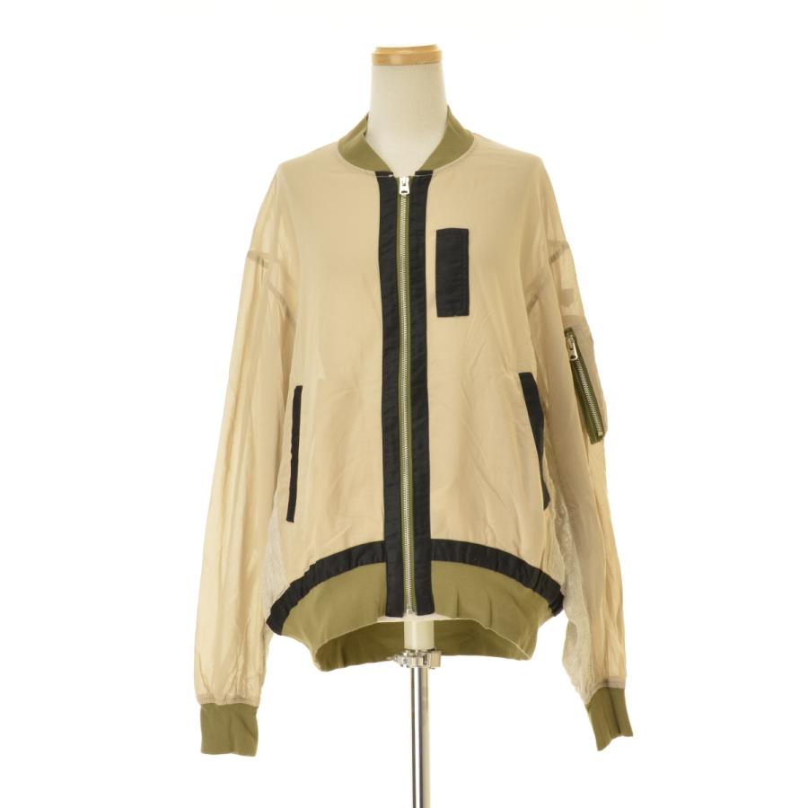 blanc basque（ブランバスク） シースルーブルゾン ジャケット
