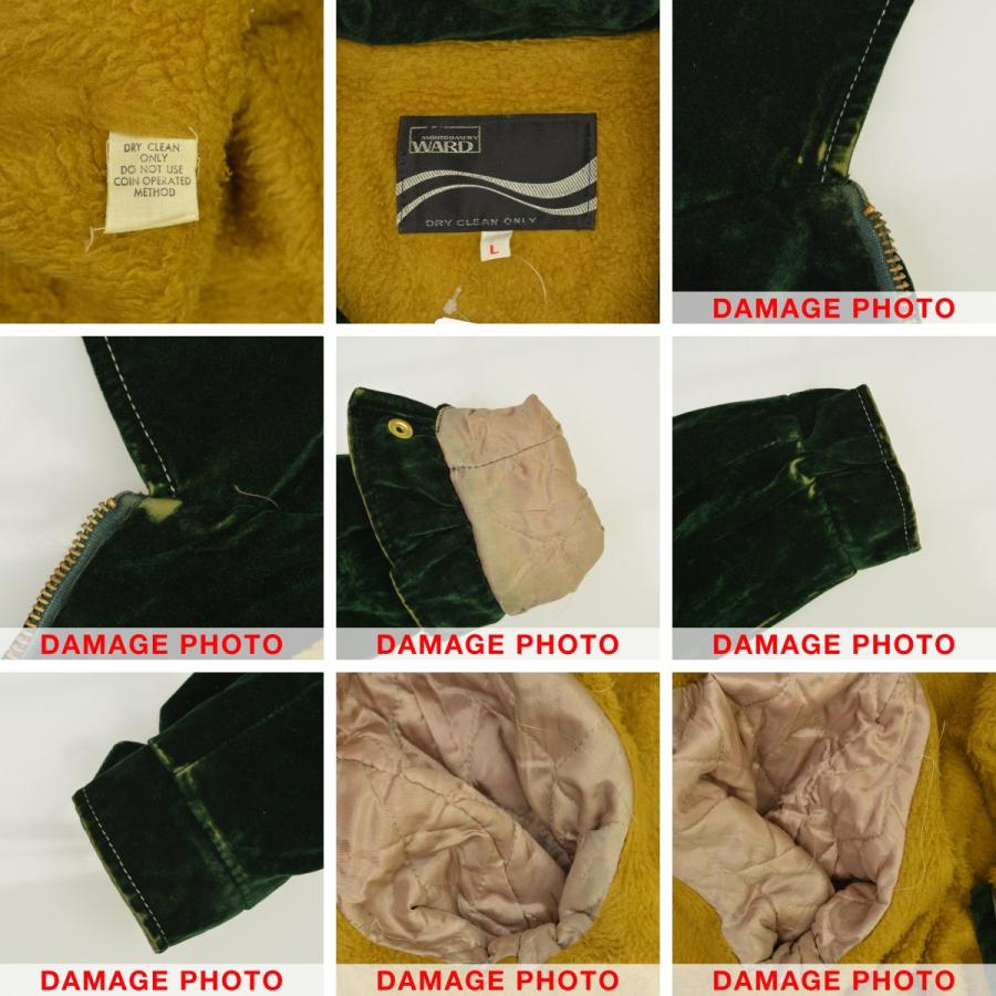 モンゴメリーワード MONTGOMERYWARD 裏地ボアジャケット 70s ビンテージ70's○MONTGOMERY WARD 裏地ボアデニムジャケット○201028n2