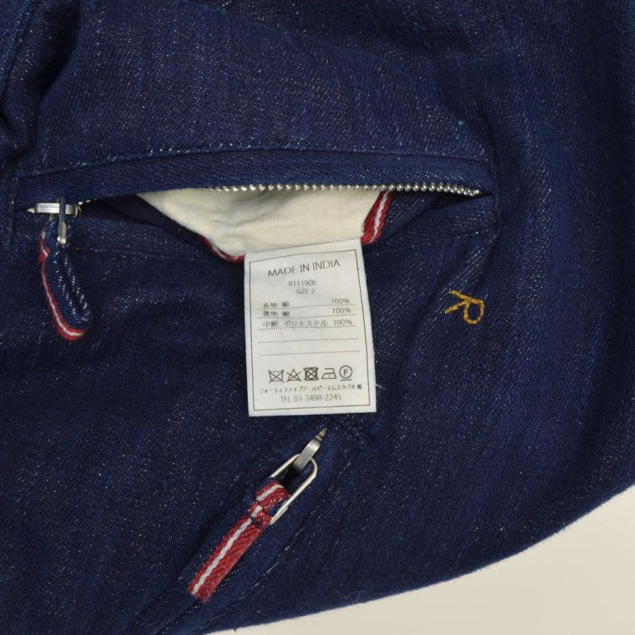 45rpm 45r フォーティーファイブアールピーエム 19aw 藍カディデニムライダースジャケット 中綿 ライダースジャケット G ブランド古着の買取販売カンフル 通販 Yahoo ショッピング