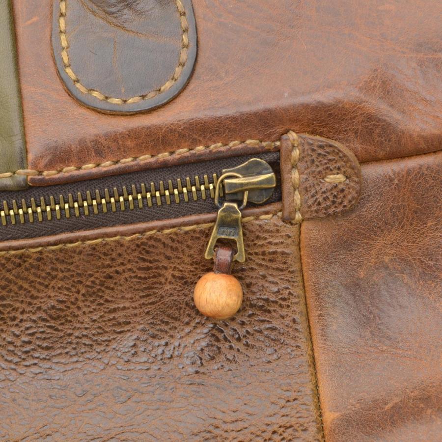 HENRY CUIR / アンリクイール パッチワーク レザー トートバッグ