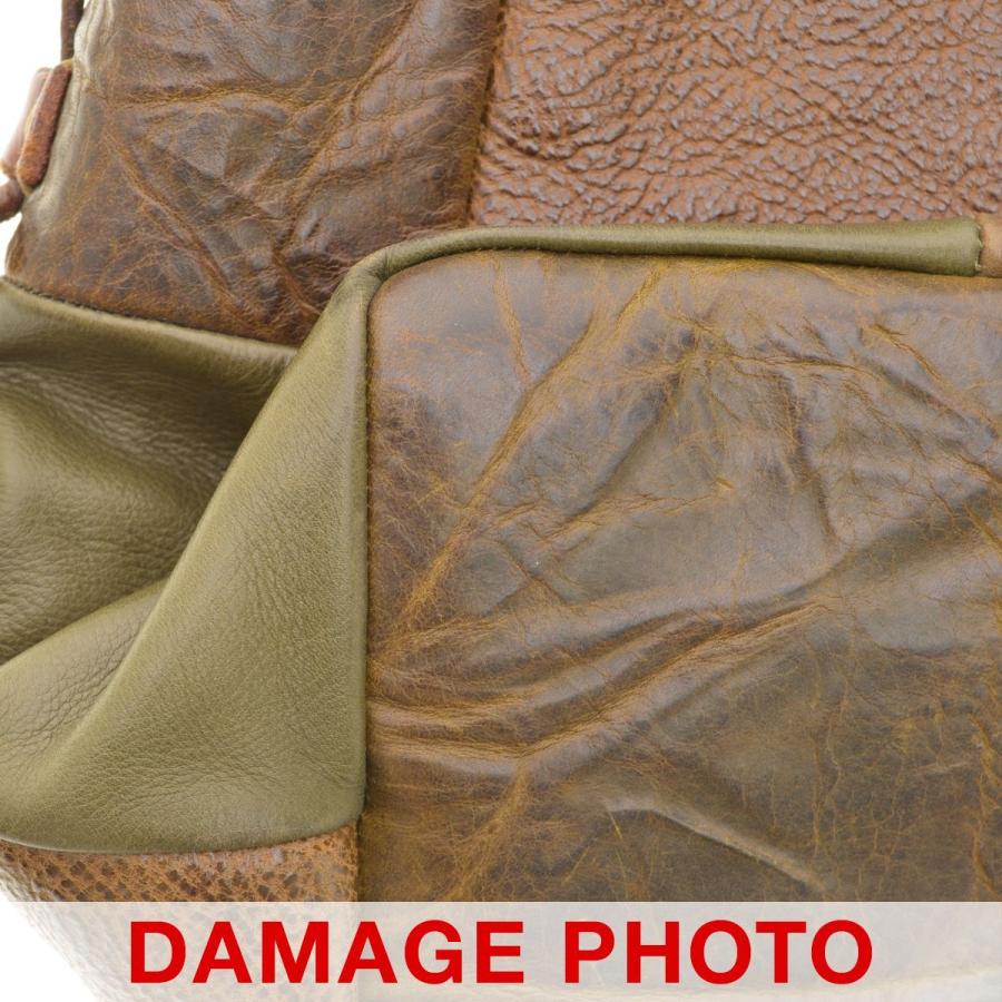 アンリクイール　レザーパッチワークハンドバッグ HENRY CUIR / アンリクイール パッチワーク レザー トートバッグ