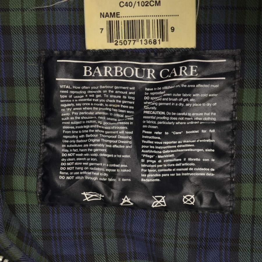 Barbour（バブアー） 90s 97年製 ENGLAND製 3ワラント A104 BEDALE