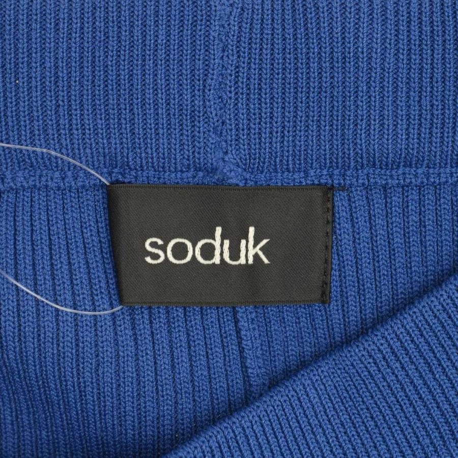 soduk / スドーク 0419030503 slit knit trousers パンツ｜kanful｜04