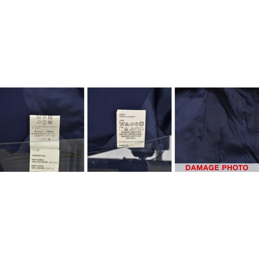 RANDOM IDENTITIES 971682 BUTTONLESS BLAZE テーラードジャケット  