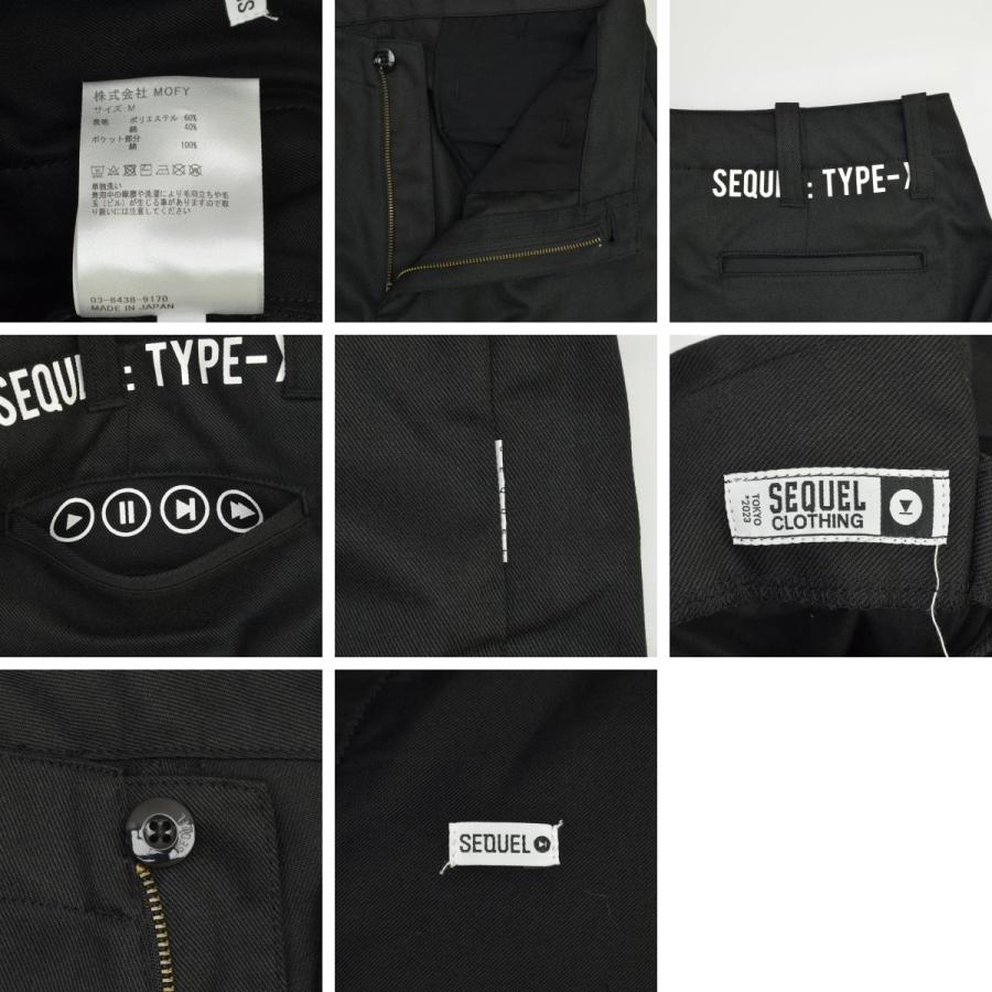 SEQUEL シークエル SQ-23SS-PT-01 CHINO PANTS TYPE-XF BLACK パンツ :G004062009:ブランド古着の買取販売カンフル 通販 株式会社シースカイスーパートリノ レザー・スタイル スタンダードモデル ホワイト サイズS