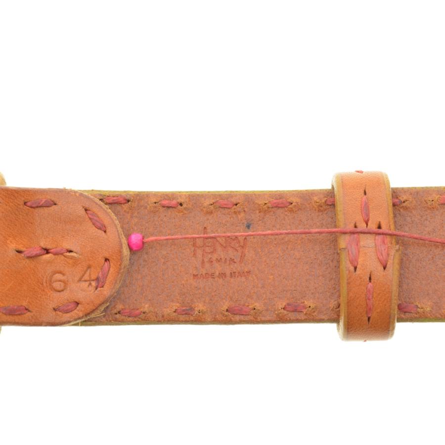 HENRY CUIR / アンリクイール レザー ナロー 25mm ベルト アンリー