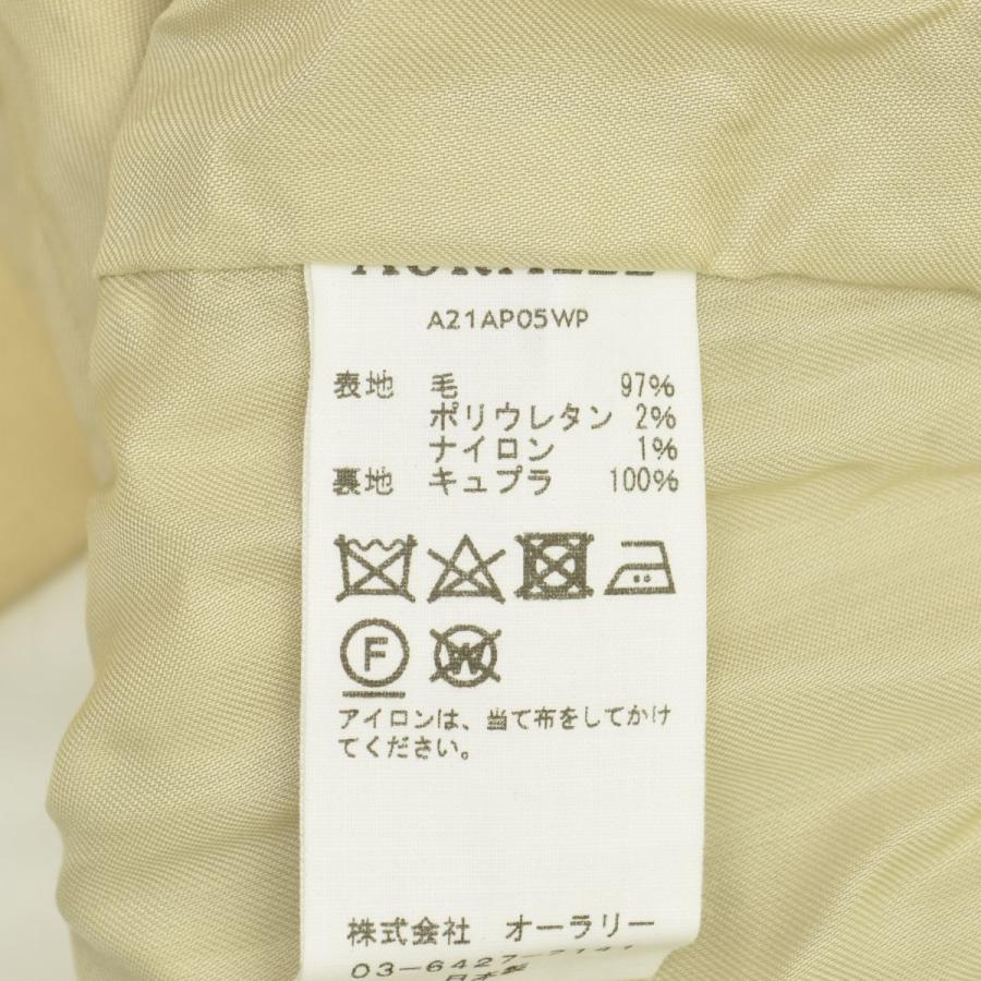 AURALEE / オーラリー 21AW A21AP05WP TENSE WOOL DOUBLE CLOTH SLACKS 