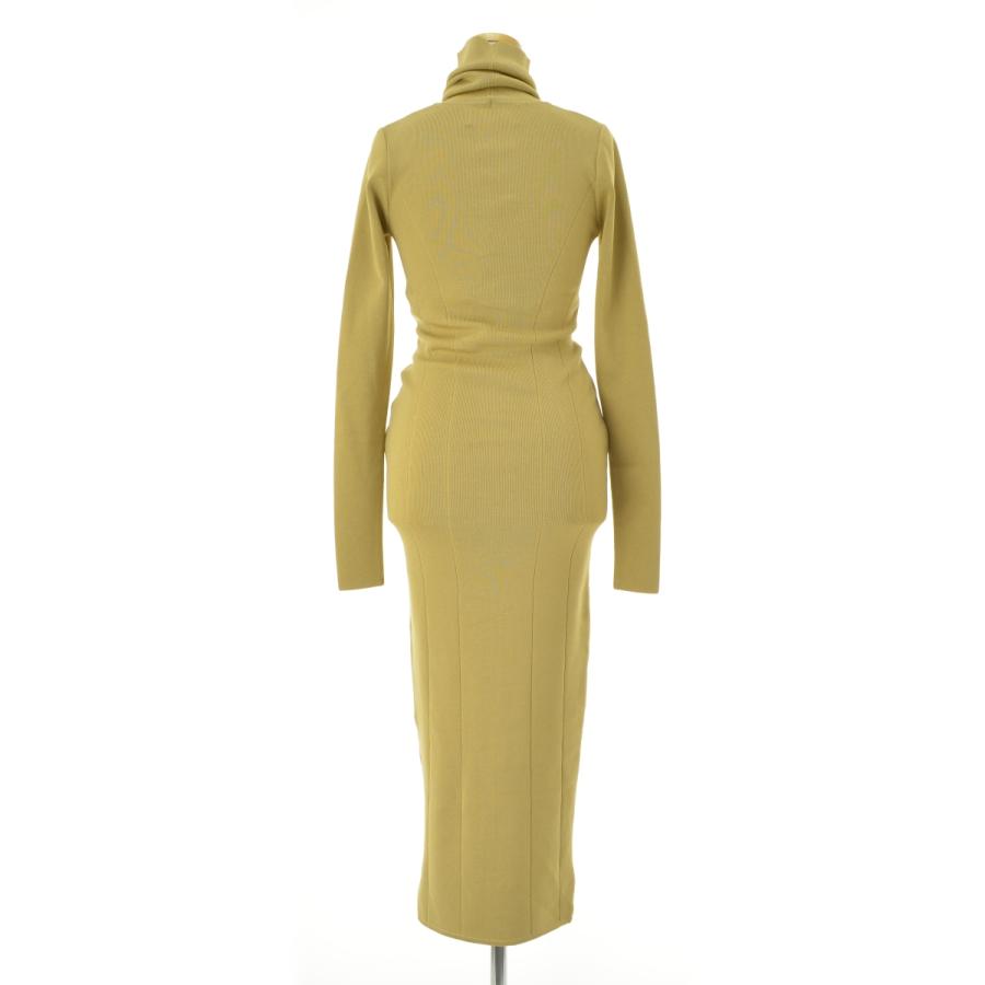HAENGNAE / ヘンネ CHIKUWABU KNIT DRESS タートルネック マキシ 長袖 