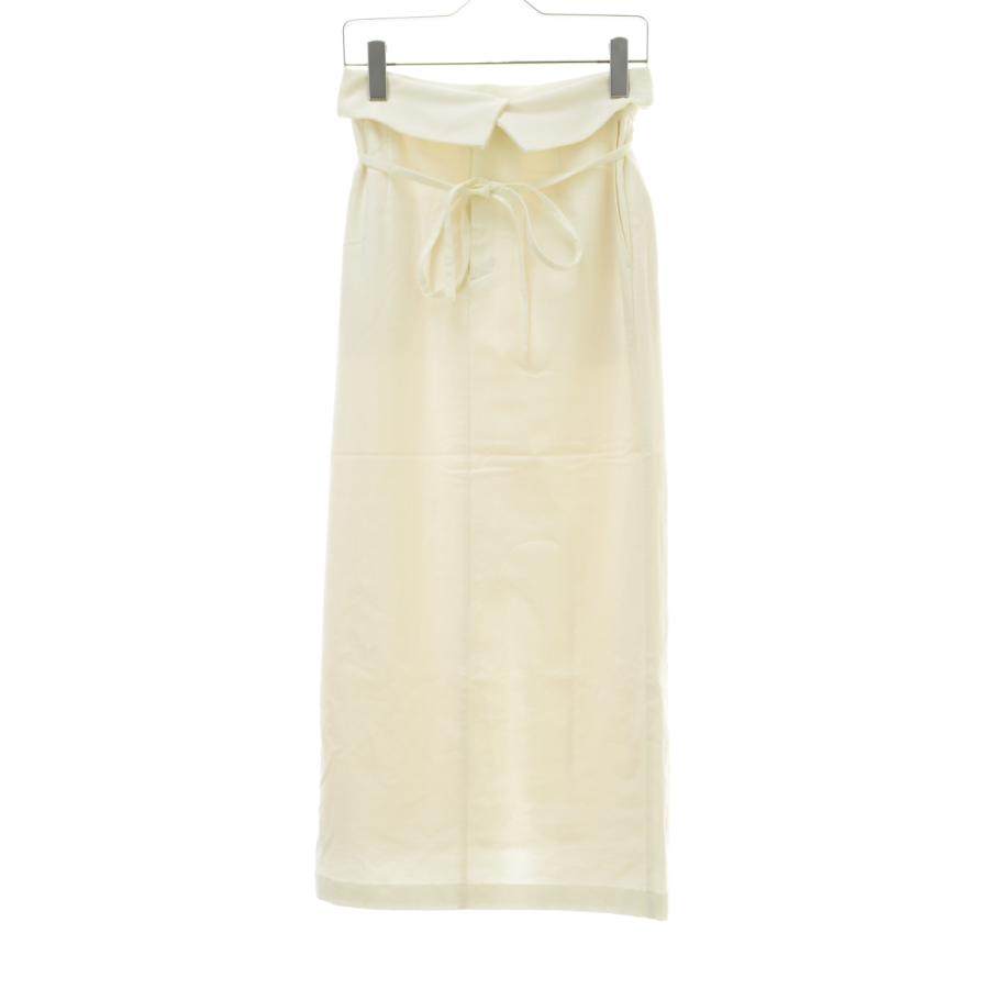 CLANE / クラネ 23SS 14109-6132 2WAY FOLD STRAIGHT SKIRT リネン混  
