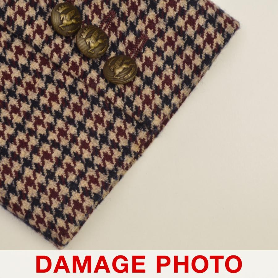 ETRO / エトロ 202-18791-0496 コットンウール 千鳥格子柄 2ボタン 