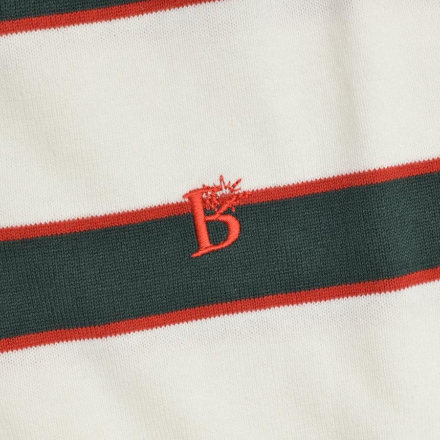 BOTT / ボット 23SS Border Knit Polo 半袖ニット : ブランド古着の 