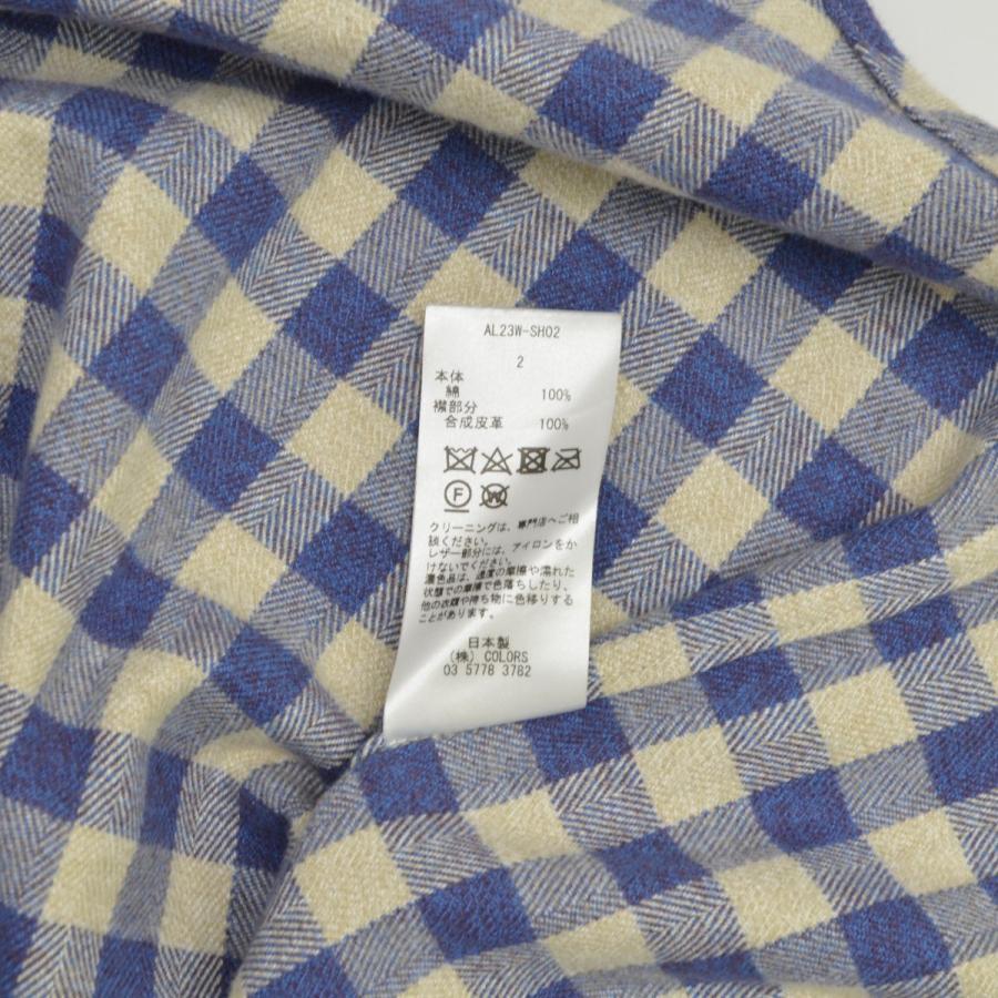 ALLEGE / アレッジ 23AW AL23W-SH02 Switch Collar Flanel Shirt 長袖