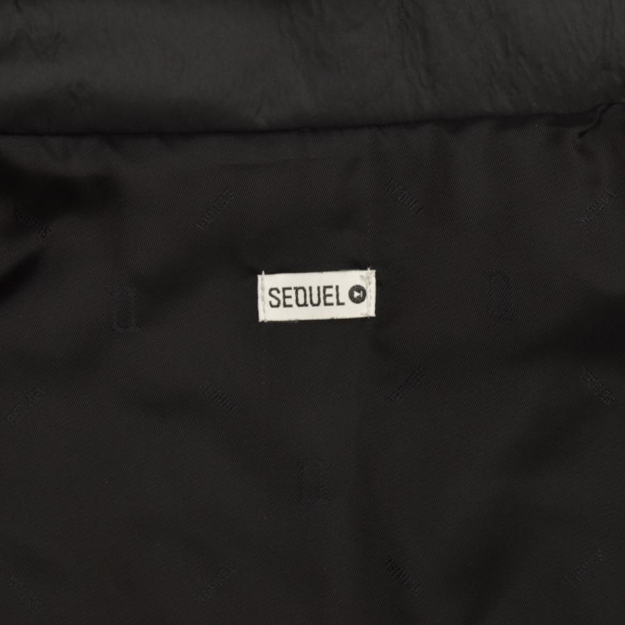 SEQUEL / シークエル SQ-22AW-JK-08 COACH JACKET BLACK 中綿 ナイロン 