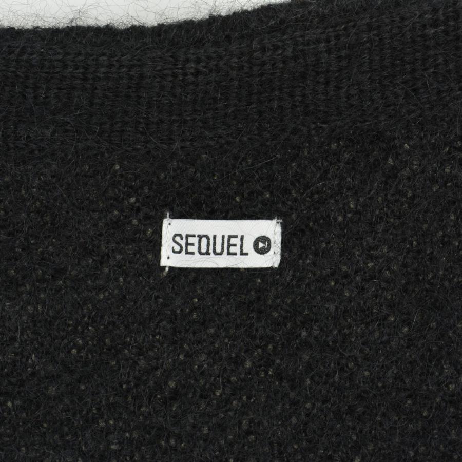 SEQUEL / シークエル SQ-23AW-KN-02 MOHAIR CARDIGAN BLACK 長袖 SEQUEL / シークエル SQ-23AW-KN-02 MOHAIR CARDIGAN BLACK 長袖