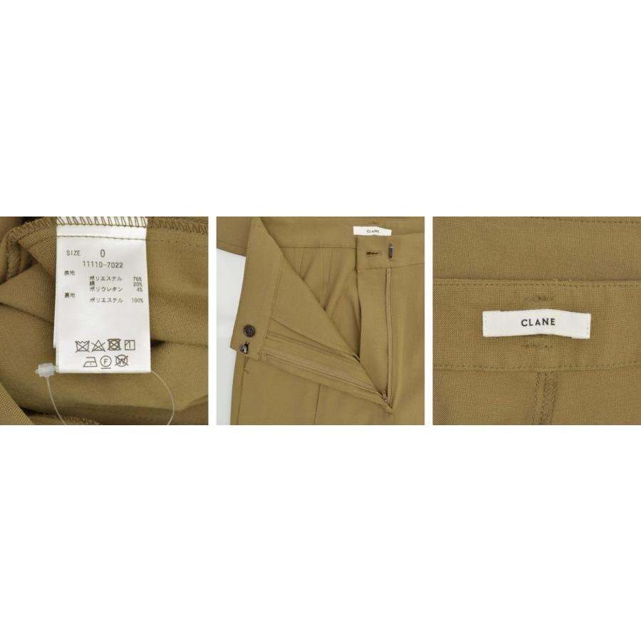 CLANE クラネ 2WAY WIDE BELT TAPERED PANTS ワイドベルト テーパードパンツ 11110-7022 1 BLACK ボトムス【新古品】【中古】【CLANE】 CLANE クラネ 2WAY WIDE BELT TAPERED PANTS ワイドベルト テーパード