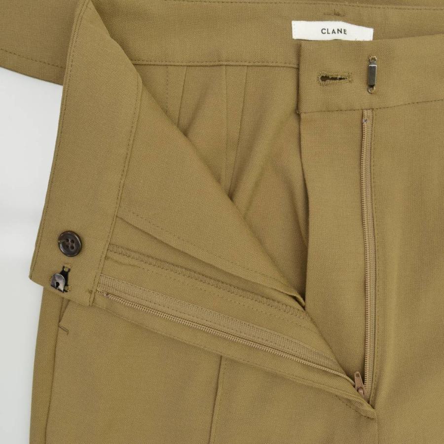 CLANE クラネ 2WAY WIDE BELT TAPERED PANTS ワイドベルト テーパードパンツ 11110-7022 1 BLACK ボトムス【新古品】【中古】【CLANE】 CLANE / クラネ 11110-7022 2WAY WIDE BELT TAPERED PANTS パンツ
