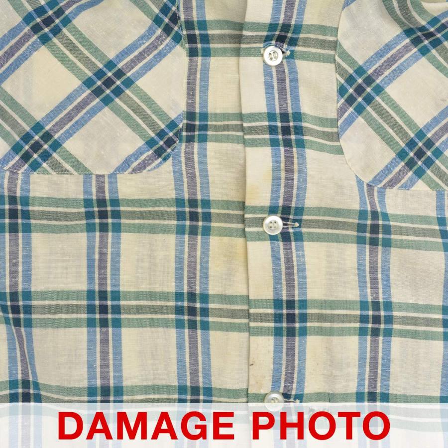 TOWNCRAFT TOWN CRAFT / タウンクラフト 60s 船タグ チェック柄 開襟