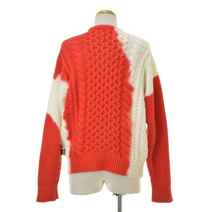STUSSY / ステューシー 23AW 117188 Tie Dye Fisherman Sweater コットン 長袖ニットセーター