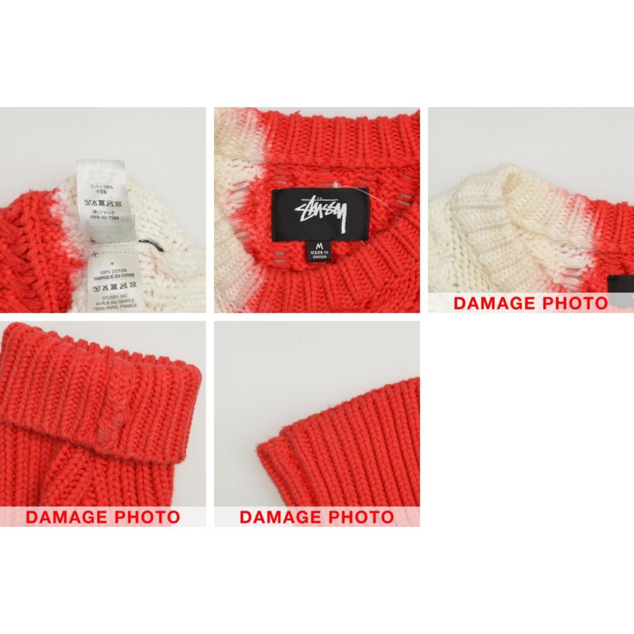 STUSSY / ステューシー 23AW 117188 Tie Dye Fisherman Sweater コットン 長袖ニットセーター
