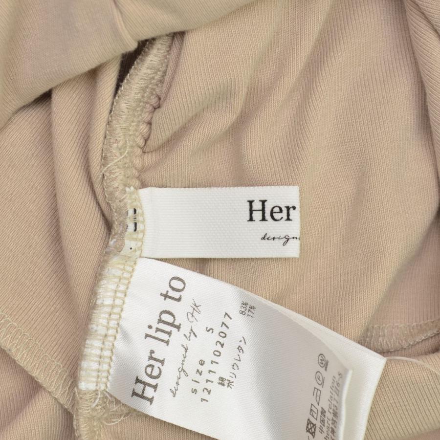 Her lip to / ハーリップトゥ 1211102077 Asymmetric Cotton