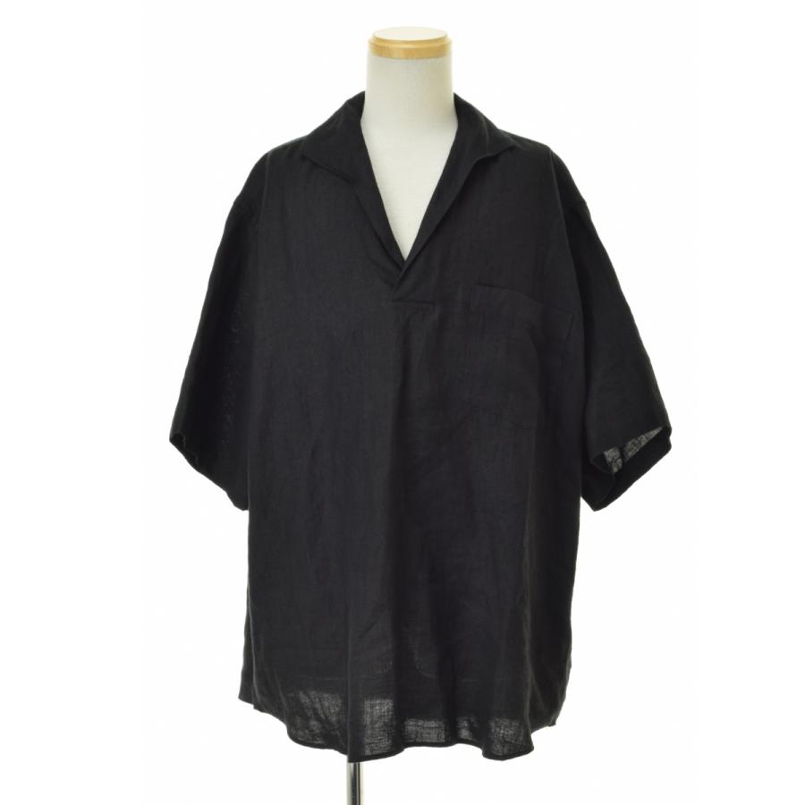 23ss COMOLI カナパ スキッパー半袖シャツ