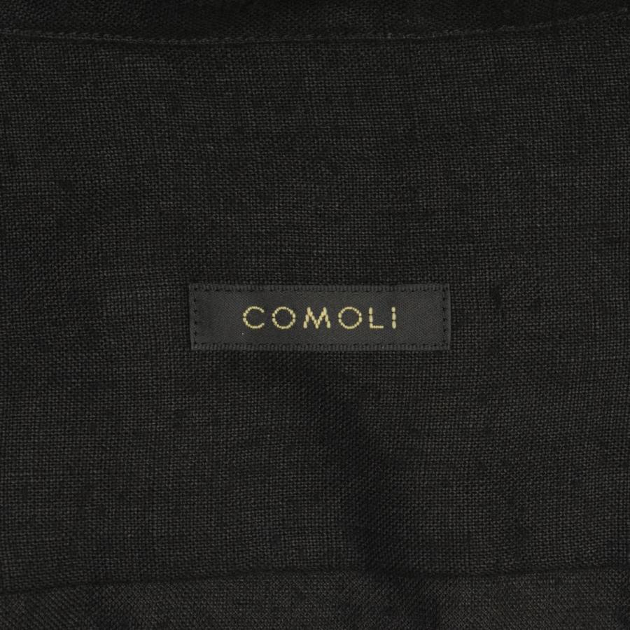 COMOLI / コモリ 23SS X01-02018 カナパ スキッパー半袖シャツ 五分袖 