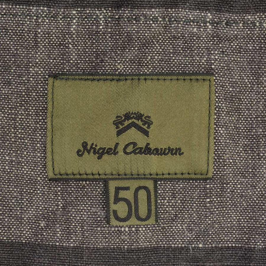 CABOURN / ナイジェルケーボン 23SS 80460070005 BEAN SACK BORDER VEST - HEMP LINEN 【常温】 ベスト